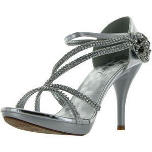 Delicacy Essential-28 Silver Womens pumps-shoes 7 NEW